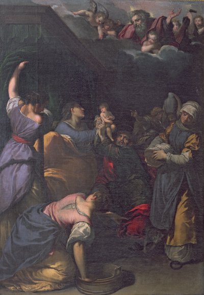Nascita della Vergine, 1610-15 da Ippolito Scarsella